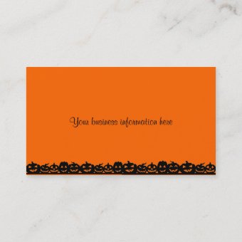 Halloween themed business cards | Zazzle