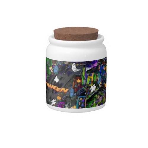 Halloween Themed Candy Jar