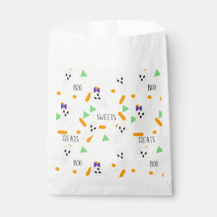 Halloween Themed Confetti Sprinkles Ghost Favor Bag