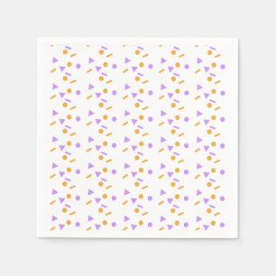 Halloween Themed Confetti Sprinkles   Purple Napkins