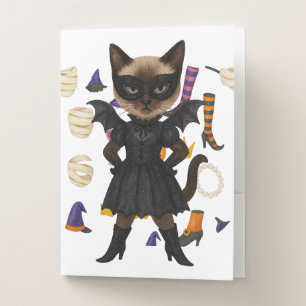 Halloween themed for Cat Lovers Pocket Folder