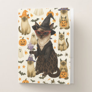 Halloween themed for Cat Lovers Pocket Folder