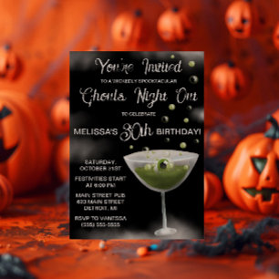 Halloween Themed Ghouls' Night Out Invitation