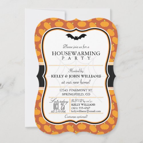 Halloween themed Housewarming Party Invitation