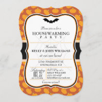 Halloween themed Housewarming Party Invitation