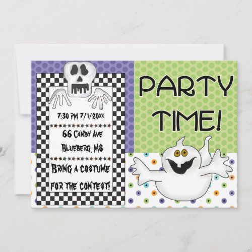 Halloween Themed Invite