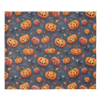 Halloween-themed King Size Duvet Cover