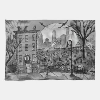 Halloween-themed Kitchen Towel