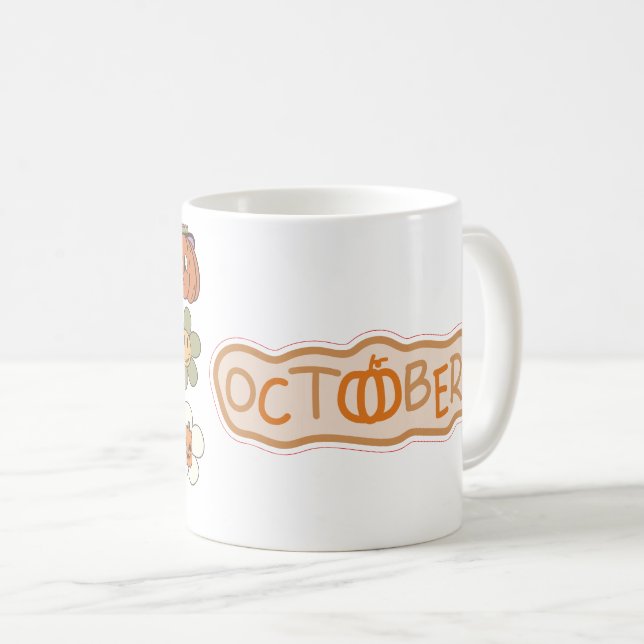 Halloween-Themed Mug (Front Right)