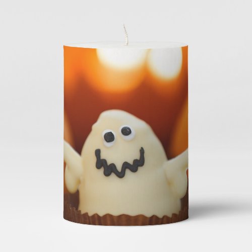 Halloween themed  pillar candle