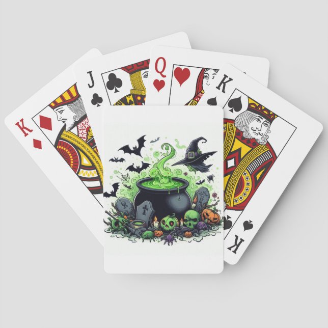 Halloween Themed  Poker Cards (Back)