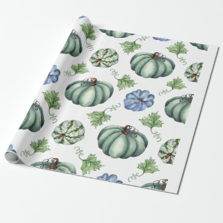Halloween themed pumpkin  wrapping paper