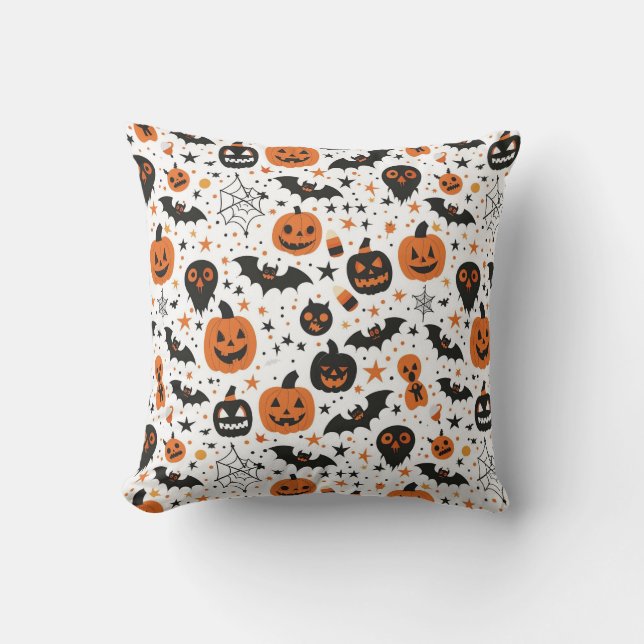 Halloween themed throw pillow (Front)