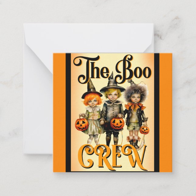 Halloween Themed Tote Bag Note Card (Front)