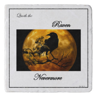 Halloween Themed Trivet - Raven