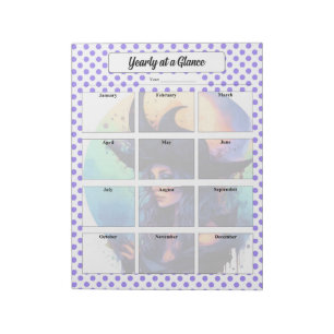 Halloween Themed Yearly Planner Notepad