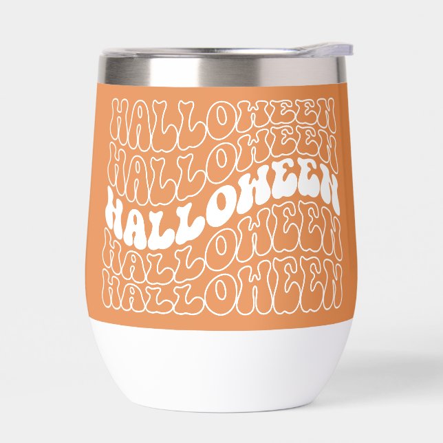 Halloween Thermal Wine Tumbler (Left)