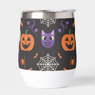 Halloween Thermal Wine Tumbler