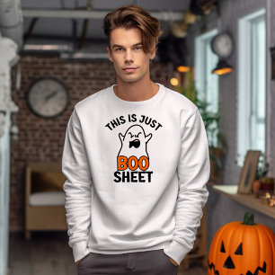 Halloween This Is Just Boo Sheet, Funny Ghost Sweatshirt
