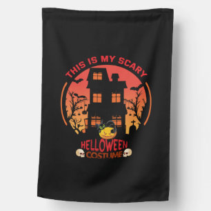 Halloween This Is My Scary Helloween Costume House Flag