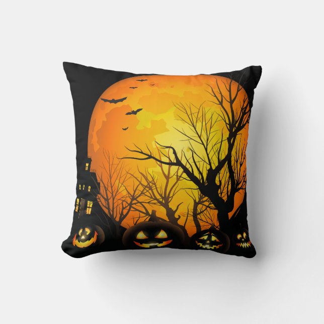 Halloween Throw Pillow (Front)
