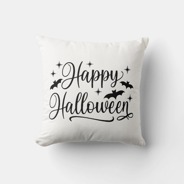 Halloween  throw pillow (Front)