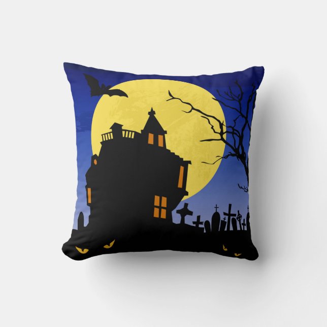 Halloween Throw Pillow (Front)