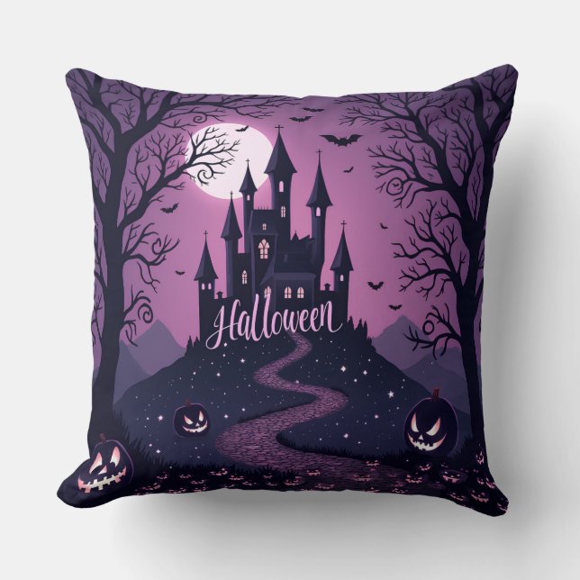 Halloween Throw Pillow (Front)