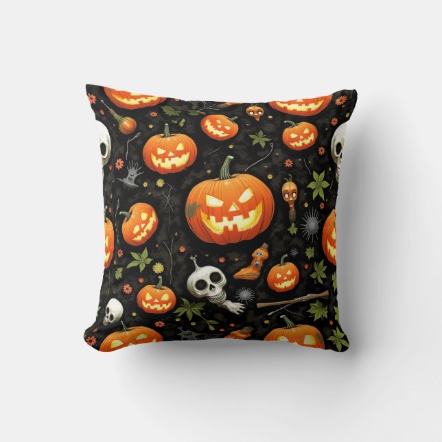 Halloween Throw Pillow (Front)
