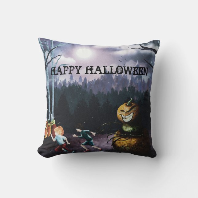 Halloween Throw Pillow (Front)