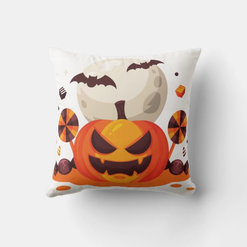 halloween  throw pillow