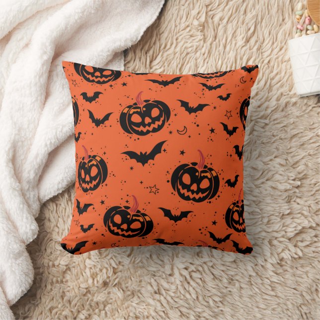 Halloween Throw Pillow (Blanket)