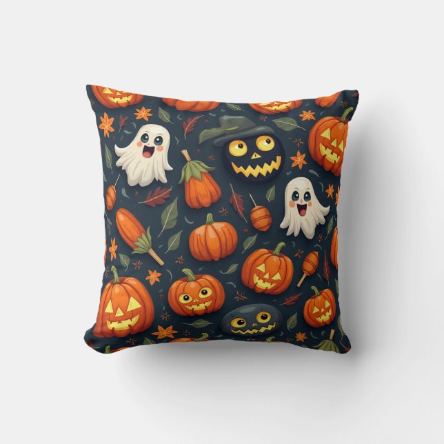 Halloween Throw Pillow (Front)