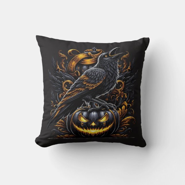 Halloween  throw pillow (Front)