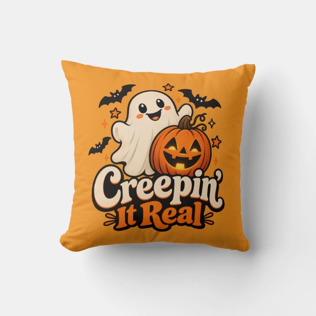 Halloween Throw Pillow (Front)
