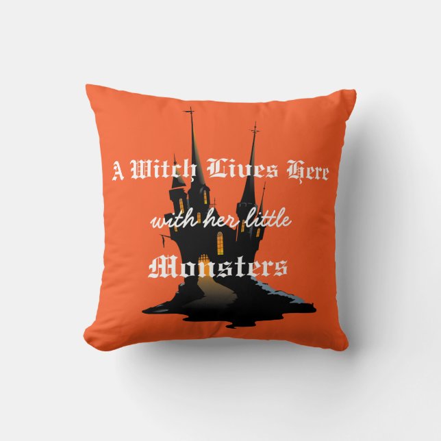 Halloween  throw pillow (Front)