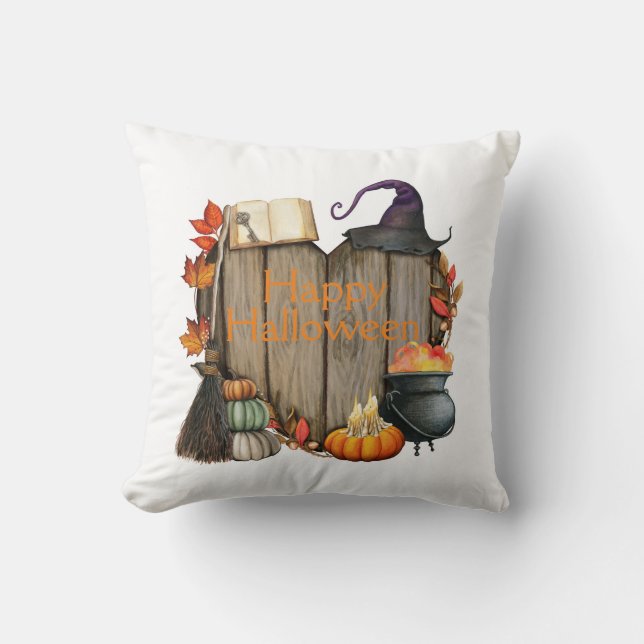 Halloween Throw Pillow (Front)