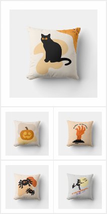 Halloween Throw Pillows For Spooky Home Decoration