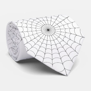 Halloween Tie/Spider Web Neck Tie