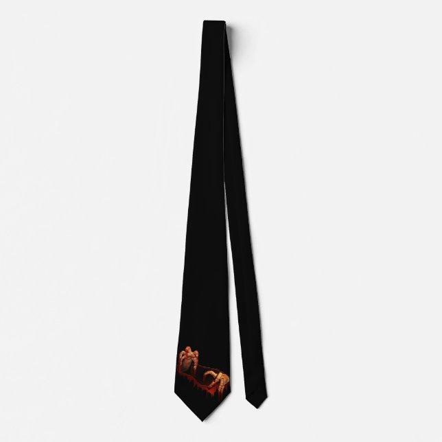 Halloween Ties Scary Zombie Neckties Customize (Front)