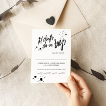 Halloween Til Death Do Us RSVP Wedding