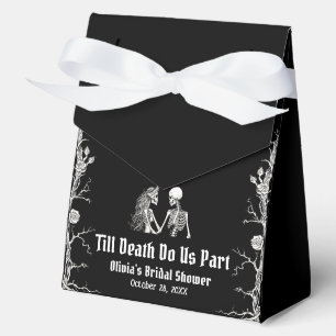 Halloween Till Death Do Us Part Bridal Shower Favor Boxes