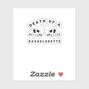 Halloween Till Death Do Us Party Death Of A Bachel Sticker