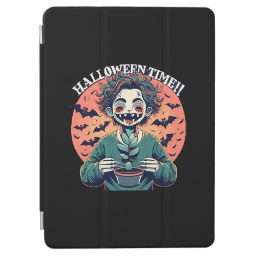 Halloween time but its actually happy time iPad air cover
