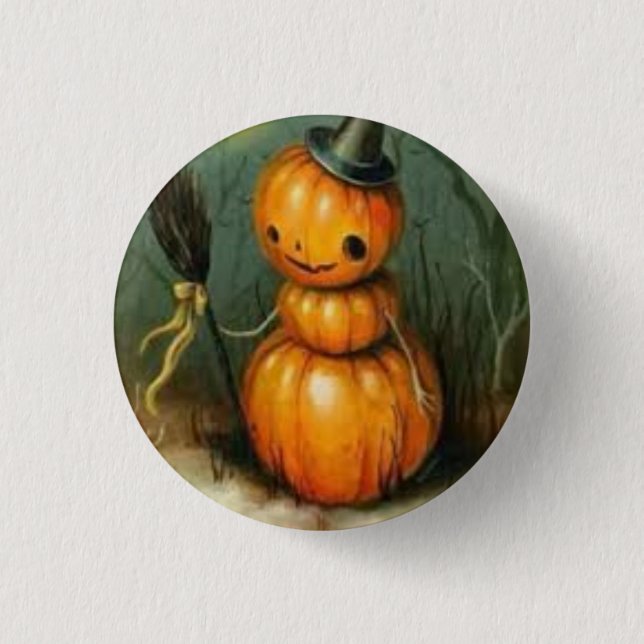 Halloween time button (Front)