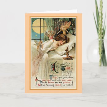 Halloween Time Card by PrimeVintage at Zazzle