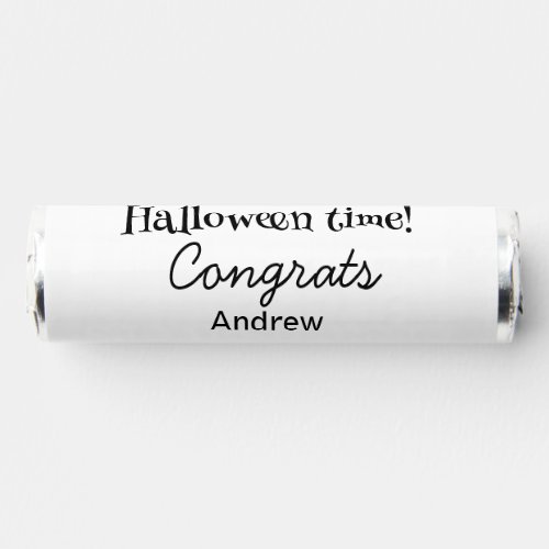 Halloween time congrats add name date year graduat breath savers mints