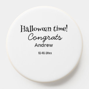 Halloween time congrats add name date year graduat PopSocket