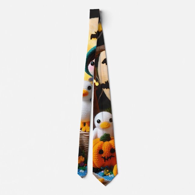 Halloween Time (For him) Neck Tie (Back)