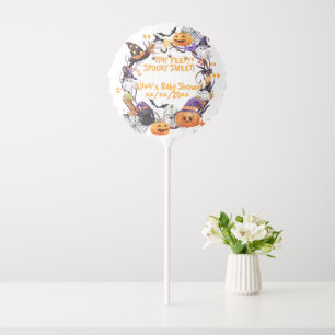 Halloween Tiny Feet, Spooky Sweet Baby Shower Balloon